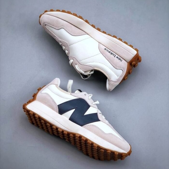 NB 327 Blanco/Azul